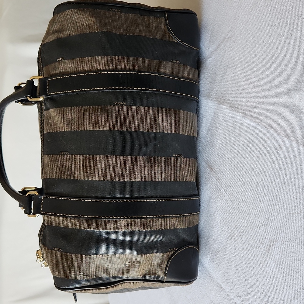 FENDI Pequin Boston Bag w/COA & dustbag - Picture 5 of 16